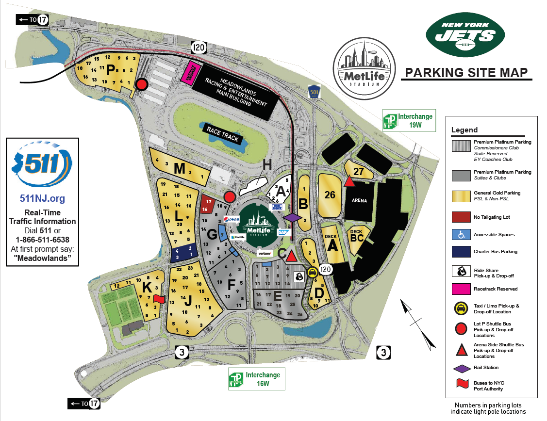 MetLife Stadium Parking Lot Tips [New York Giants/Jets] – Sports Fan Focus