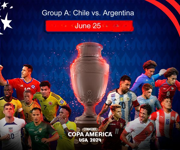 Copa America 2024 - Group A - Chile vs. Argentina