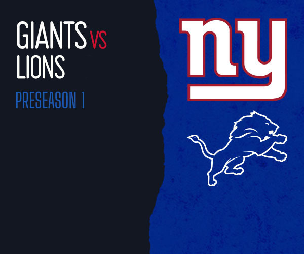 Giants vs. Detroit Lions (pre-season)