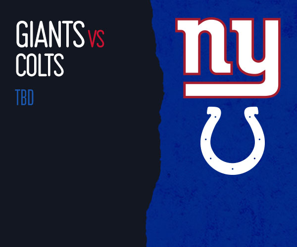 Giants vs. Indianapolis Colts