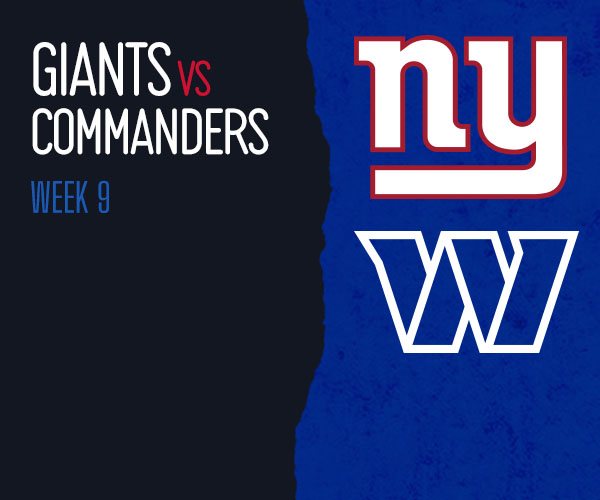 Giants Vs. Washington Commanders