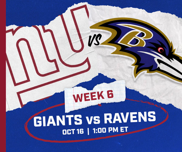 NY Giants vs. Baltimore Ravens