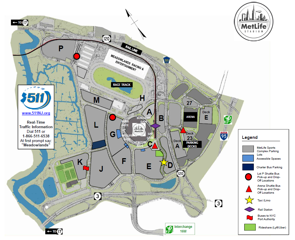 MetLife Stadium Parking Lot Tips [New York Giants/Jets] – Sports Fan Focus